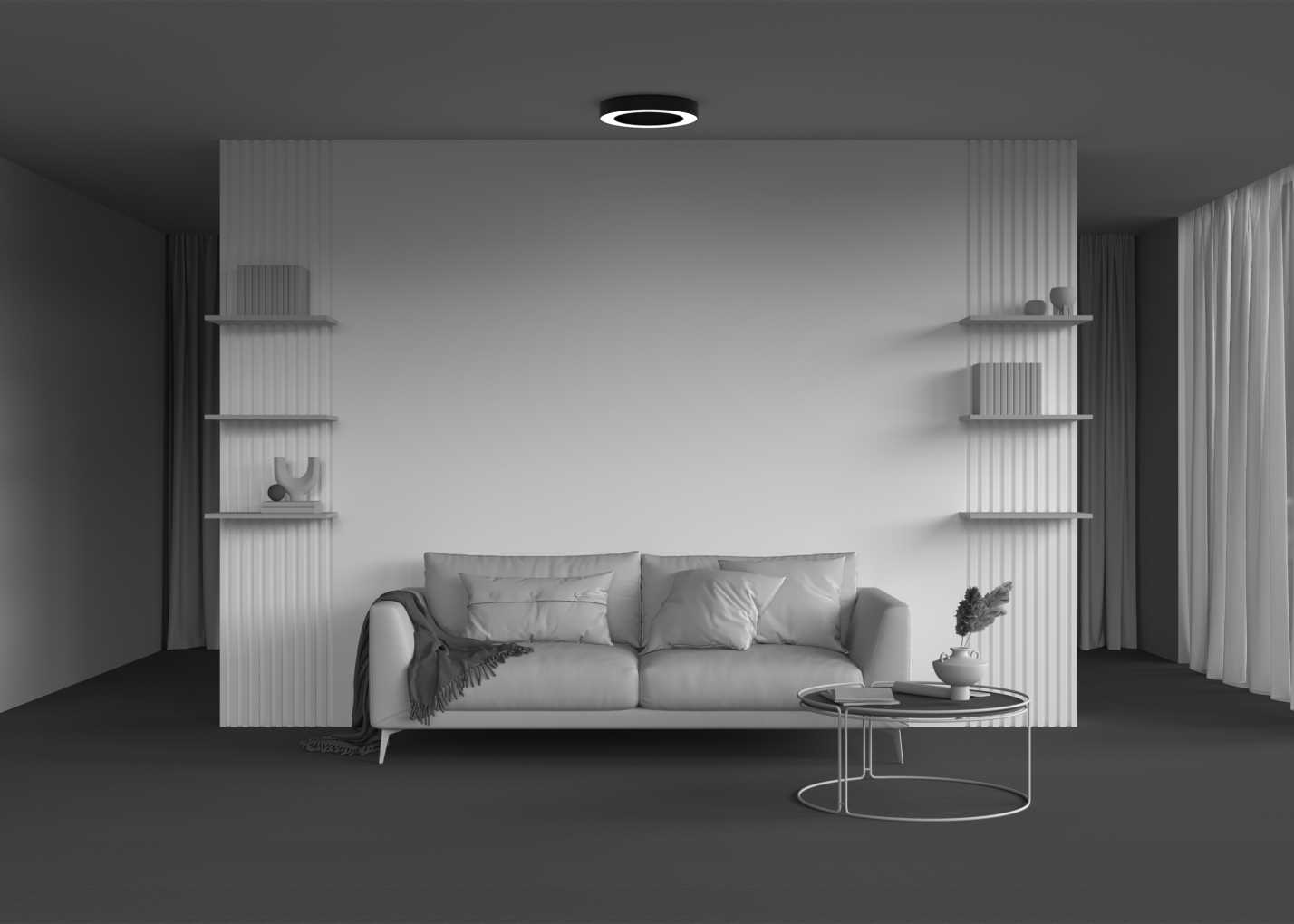 Потолочный светильник Maytoni Lua C093CL-36W3K-B