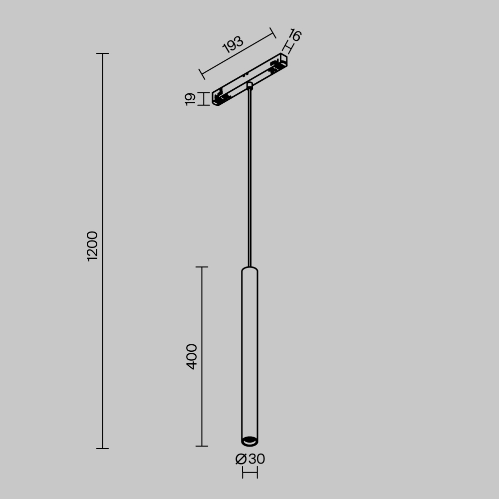 Трековый светильник Maytoni Focus LED TR226-4-5WTW-M-DD2-B