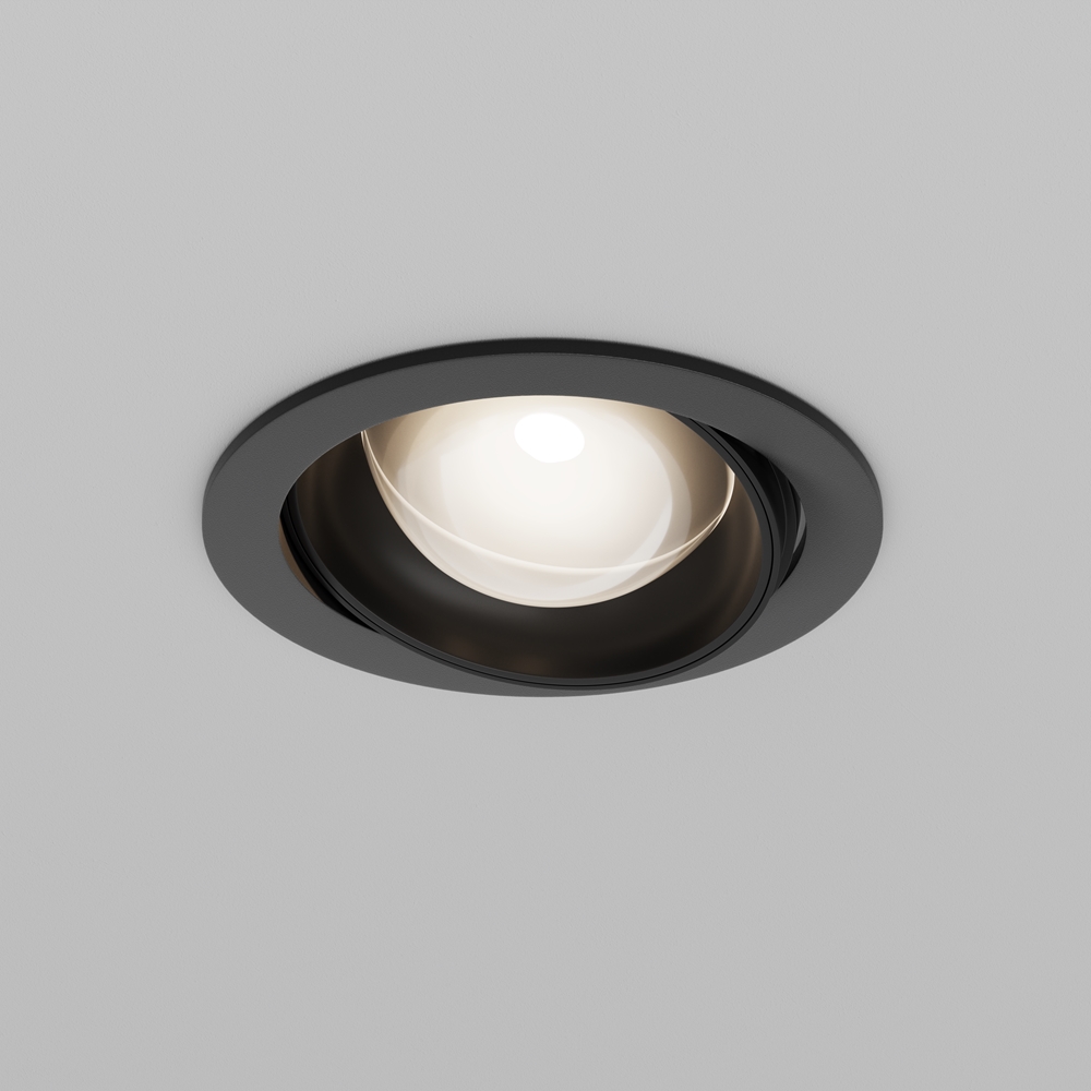 Встраиваемый светильник Maytoni Lens DL105-12W4K-B