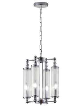 Подвесная люстра Crystal Lux TOMAS SP4 CHROME