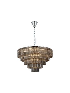 Подвесная люстра Newport 8708+17/C fume М0065973