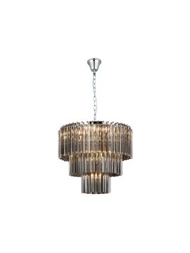 Подвесная люстра Newport 8708+2/C fume М0065971