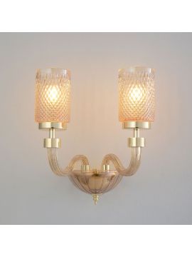 Бра Crystal Lux SILVESTRO AP2 AMBER