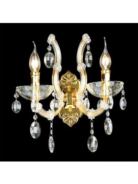 Бра Crystal Lux Hollywood AP2 Gold
