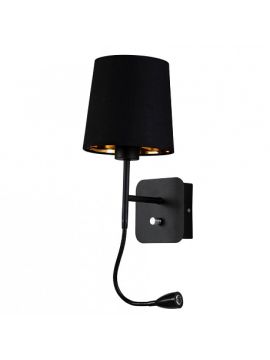 Бра Crystal Lux Pablo AP2 Black/Black-Gold