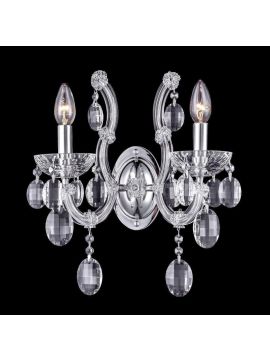 Бра Crystal Lux Hollywood AP2 Chrome