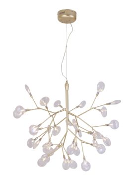 Подвесная люстра Crystal Lux Evita EVITA SP36 GOLD/TRANSPARENT