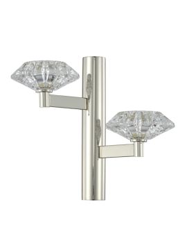 Бра Crystal Lux Rebeca AP2 Nickel
