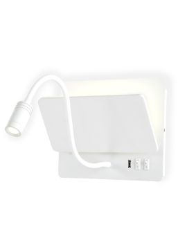 Бра Crystal Lux CLT 226W250USB WH