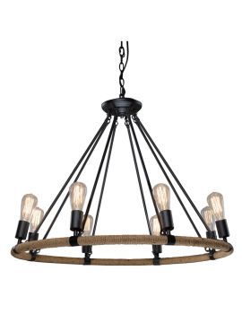 Подвесная люстра LOFT IT Rope filament Loft1861/8