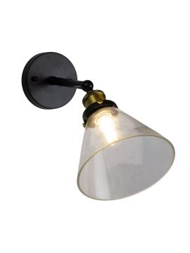 Спот AM Group AM6056-1W BK+CL