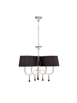 Подвесная люстра Mantra Paola Painted Silver 3530