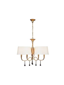 Подвесная люстра Mantra Paola Painted Gold 3540