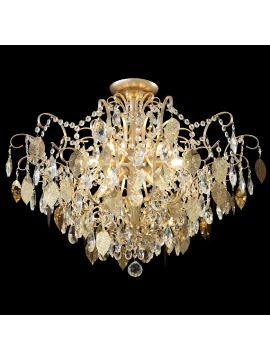 Потолочная люстра Crystal Lux ESMIRALDA PL9 GOLD