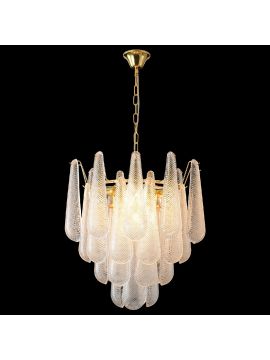 Подвесная люстра Crystal Lux FONTAIN SP8 GOLD