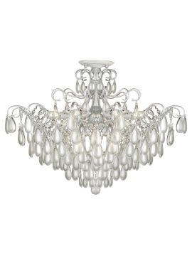 Потолочная люстра AM Group MONICA PL9 SILVER