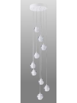 Подвесная люстра Crystal Lux Gaspar GASPAR SP9 D300 WHITE