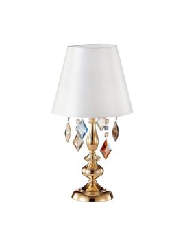 Настольная лампа Crystal Lux Mercedes LG1 Gold/Color