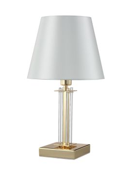 Настольная лампа Crystal Lux Nicolas NICOLAS LG1 GOLD/WHITE
