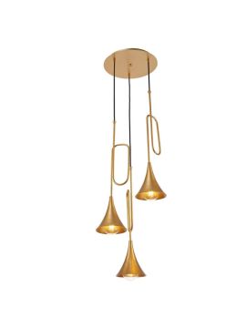 Подвесная люстра Mantra Jazz Pintura Oro 6351