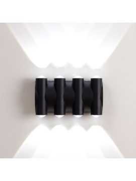 Фасадный светильник AM Group AM359-8X1W BK 4000K