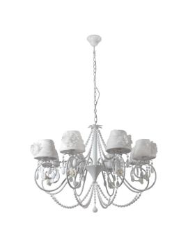 Подвесная люстра Crystal Lux Elena White SP8