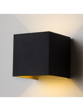 Уличный настенный светильник Ledron BCS-WL2027 Black-Gold 00000013634