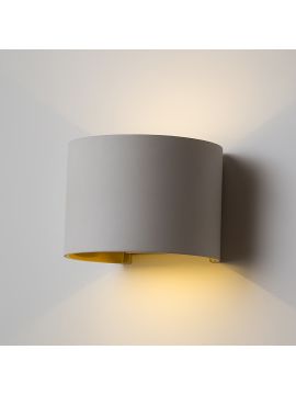 Уличный настенный светильник Ledron BCS-WL2017 White-Gold 00000013631