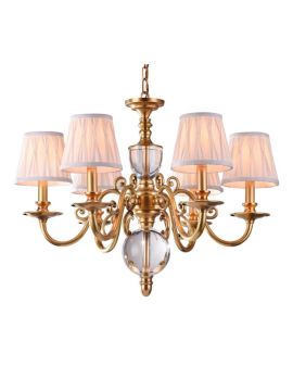 Подвесная люстра Newport 31006/C antique brass