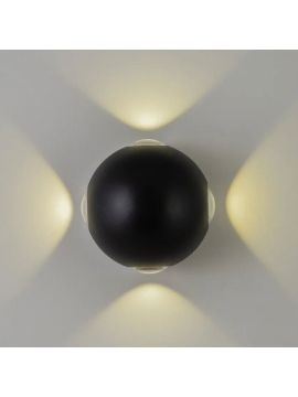 Уличный настенный светильник AM Group AM303-4X3 W BK 4000K