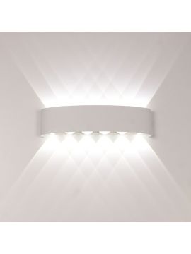 Уличный настенный светильник AM Group AM307-12X1W WH 4000K