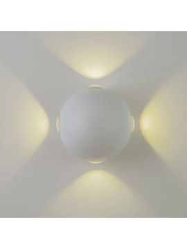 Уличный настенный светильник AM Group AM303-4X3 W WH 4000K