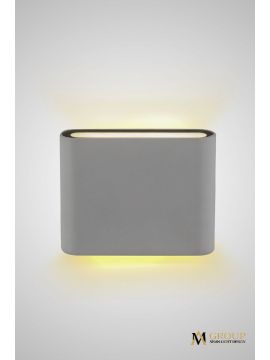 Уличный настенный светильник AM Group AM243-2X5W WH 4000K