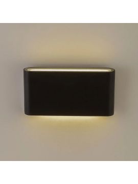 Уличный настенный светильник AM Group AM244-2Х7W BK