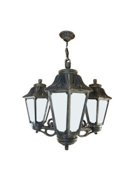 Уличный подвесной светильник Fumagalli Sichem/Anna 3L E22.120.S30.BYF1R