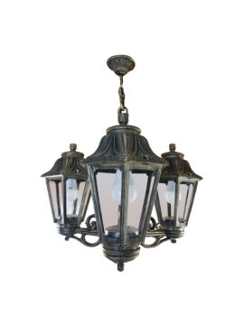 Уличный подвесной светильник Fumagalli Sichem/Anna 3L E22.120.S30.BXF1R