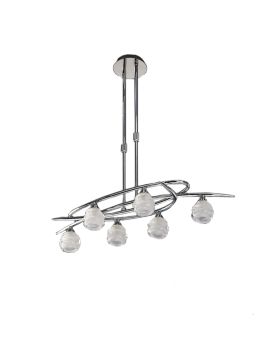 Подвесная люстра Mantra Loop Chrome 1801