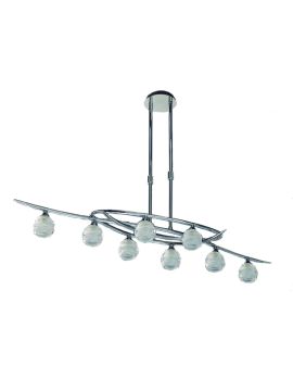 Подвесная люстра Mantra Loop Chrome 1800