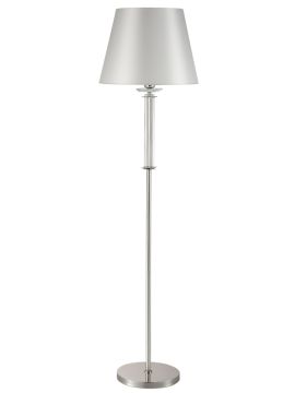 Торшер Crystal Lux Nicolas NICOLAS PT1 NICKEL/WHITE