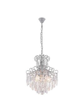 Подвесная люстра Crystal Lux Sevilia SP4 Silver