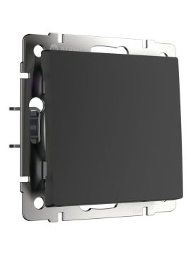 Перекрестный переключатель Werkel одноклавишный черный матовый W1113008 4690389156687