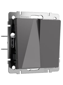 Выключатель двухклавишный Werkel 4690389197444 W1120044 a064081