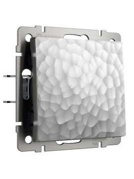 Выключатель Werkel Hammer одноклавишный проходной серебряный W1212006 4690389162046