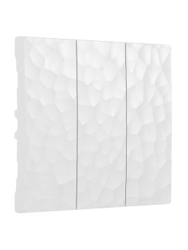 Набор клавиш Werkel Hammer для выключателя трехклавишного белый W1239001 4690389162664