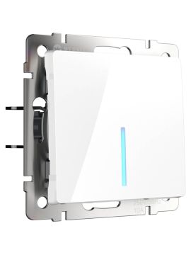 Выключатель одноклавишный с подсветкой Werkel белый W1110101 4690389155048