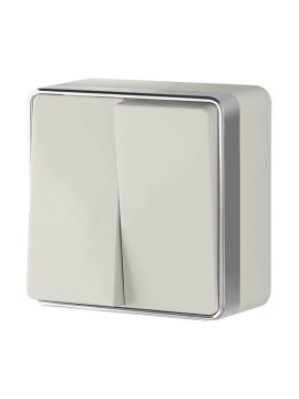 Выключатель двухклавишный Werkel Gallant слоновая кость W5020003 4690389164125