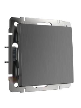 Выключатель одноклавишный проходной Werkel графит рифленый W1112004 4690389158391