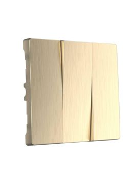 Набор клавиш для выключателя трехклавишного Werkel шампань рифленый W1139010 4690389160264