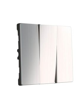 Набор клавиш для выключателя трехклавишного Werkel глянцевый никель W1139002 4690389157929