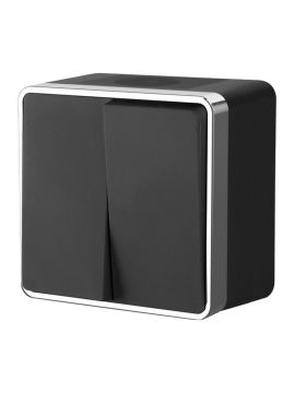 Выключатель двухклавишный влагозащищенный Werkel Gallant 4690389164286 W5020235